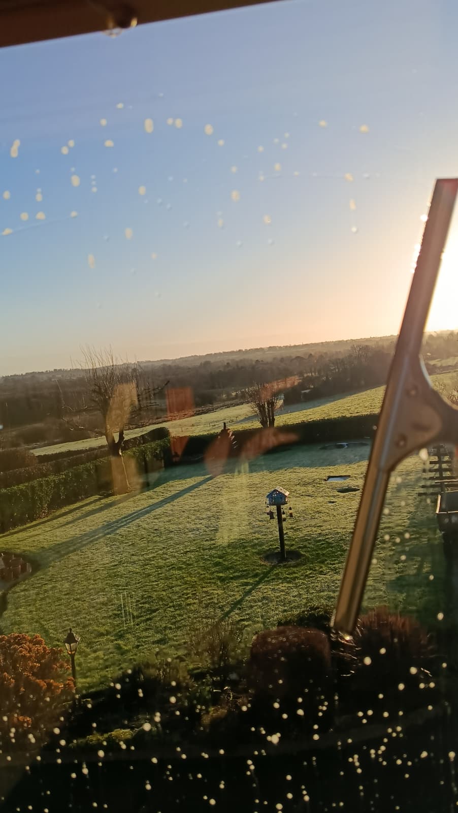 Cleaning interior windows